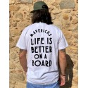 Camiseta LifeisBetteronaBoard